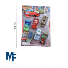 Carrinho com 6 peças