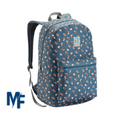 Mochila Denlex Feminina Verde Estampada