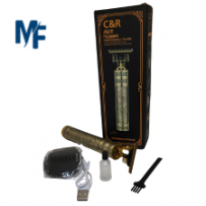 Maquina de cabelo dourada