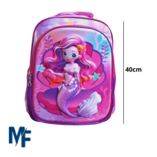 Mochila 3d, Infantil 2 bolso, feminina