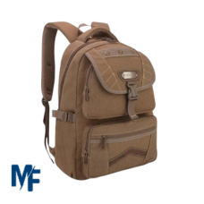 Mochila Denlex de lona Bege