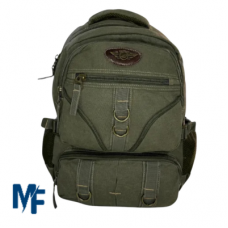 Mochila Kauven de lona Verde